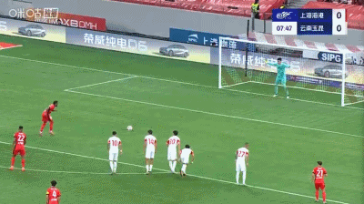 半场：海港1-1云南，莱昂纳多、奥斯卡建功，加布里埃尔丢点